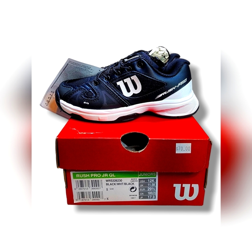 Wilson Tennis Juniors Size 12k Shoes